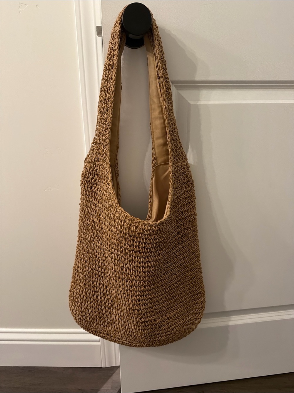 Woven Straw Tote Bag